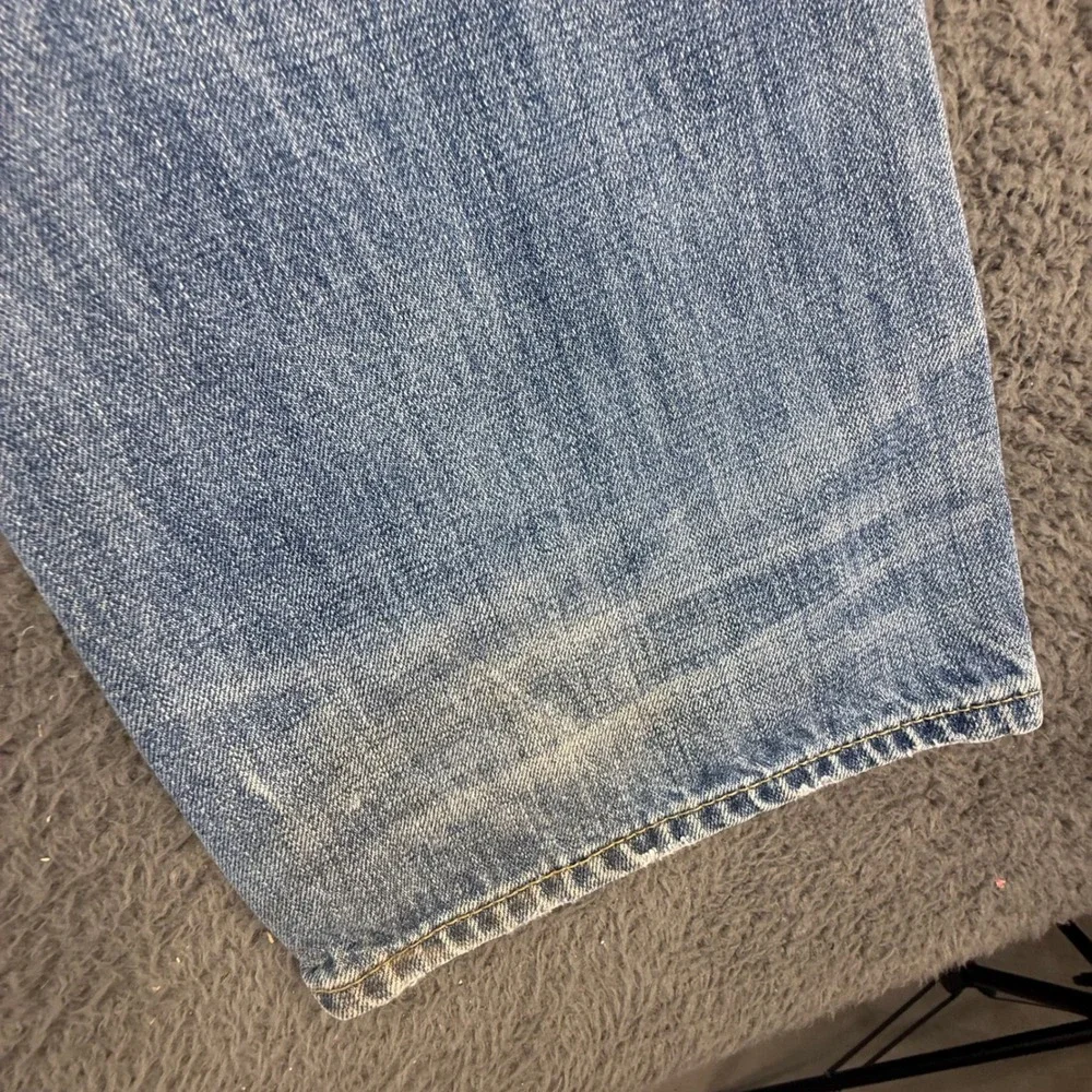 American Eagle Original Boot Jeans Mens 34x36 Light Wash Blue 100% Cotton Denim